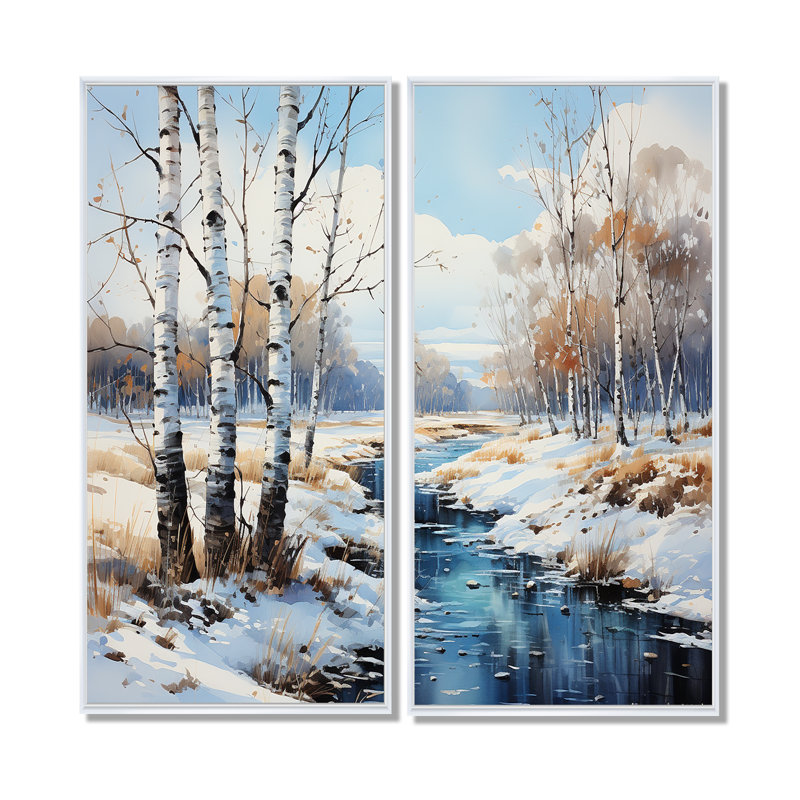 Hallette - Impressions d'art traditionnelles sur toile, 40" H x 40" W, Impression encadrée flottante, White