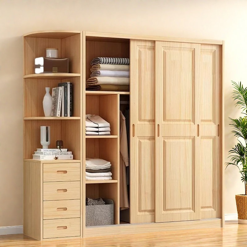 Simple And Practical Wardrobe, 79" H x 79" W x  23" D