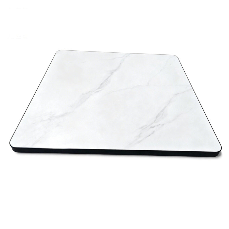 Eased Edge Table Top, Blanc