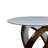 Amin Glass Top End Table