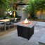 Hook Square Concrete Propane Smokeless Fire Pit