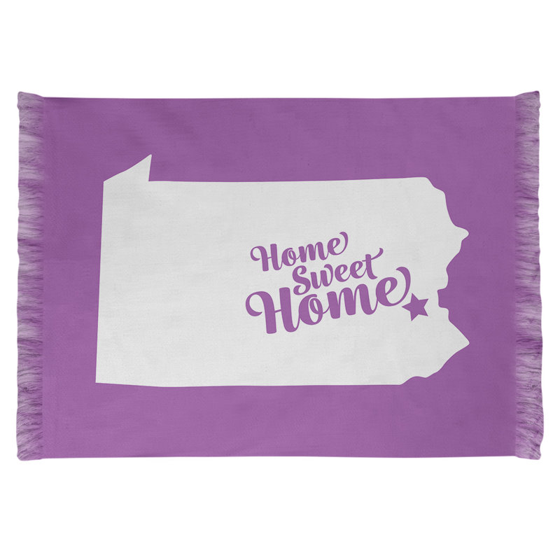 Tapis de zone mauve allentown the home
