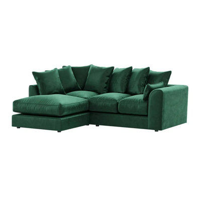 4 Seater Velvet Sofa & Chaise