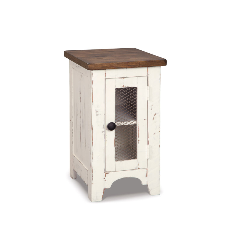 Hannah-Rosalie End Table, White