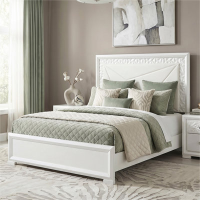Mobilier de chambre à coucher luxueux Glam Contemporary