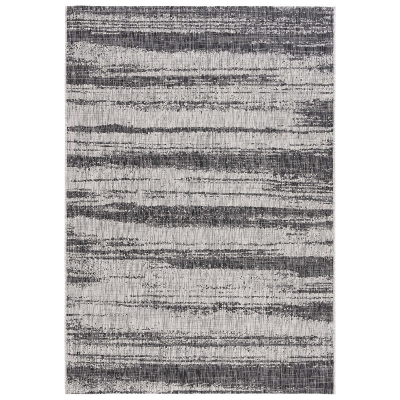 Anzilotti Performance Abstract Indoor/Outdoor Area Rug, Rectangle 5'3" x 7'7"