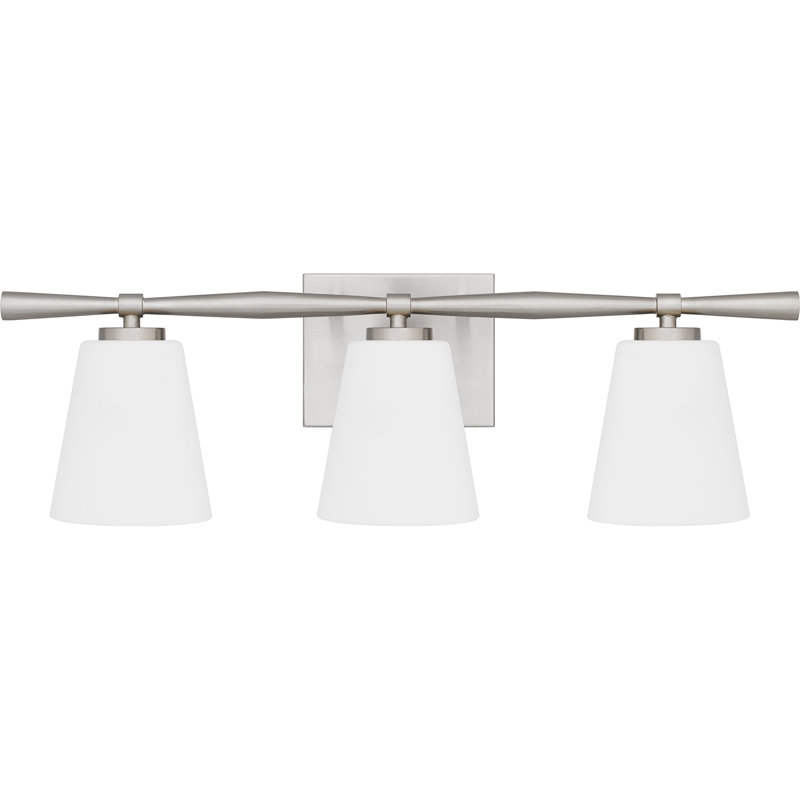 Éclairage pour meuble-lavabo à 3 lumières Arkeia, Argent