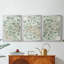 Green Flowerhead I - Toile tendue avec châssis sur mesure - 3 pièces-2145123046-2145123050