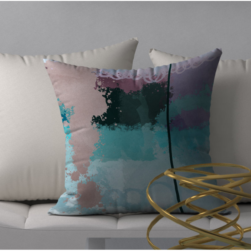 Housse de coussin carrée/insert, 18" x 18"