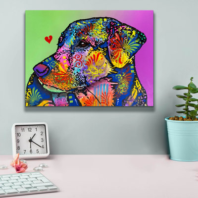 'Self Portrait' by Dean Russo Canvas Wall Art