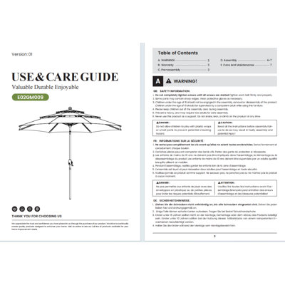 Tanaiyah 120' Market Umbrella