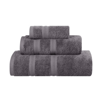 Selda 3 Piece Cotton Bath Towel Set