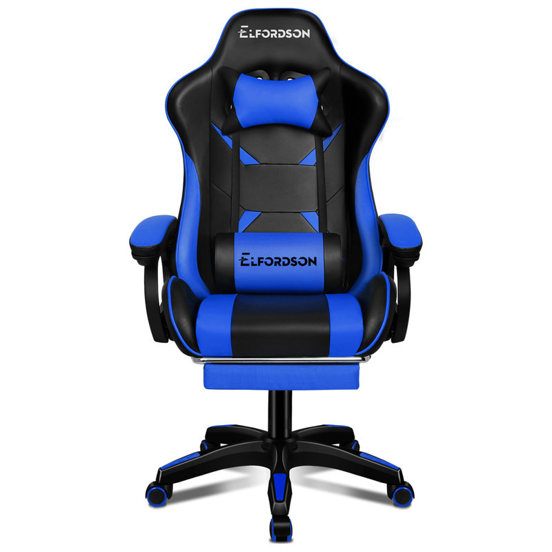 ELFORDSON Game Chair, Blue