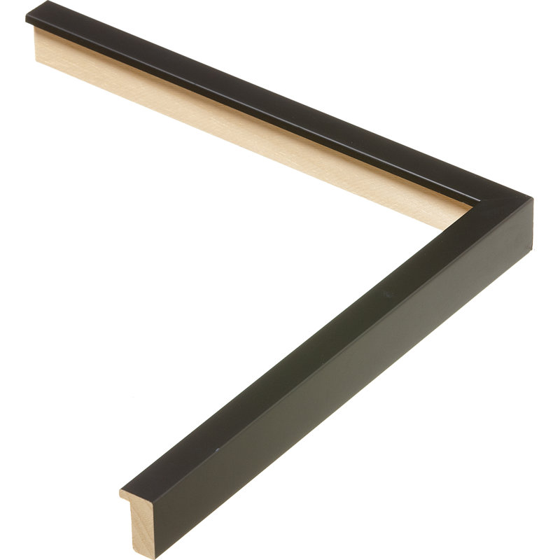 Or noir abstrait II - impression, Oui, H 32 po x l 24 po x P 1,25 po, Cadre simple noir