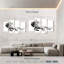 Cheval noir et blanc Brampt-108853076