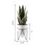 Plante artificielle 15,25 po en pot