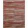 Summer Striped Area Rug in Red