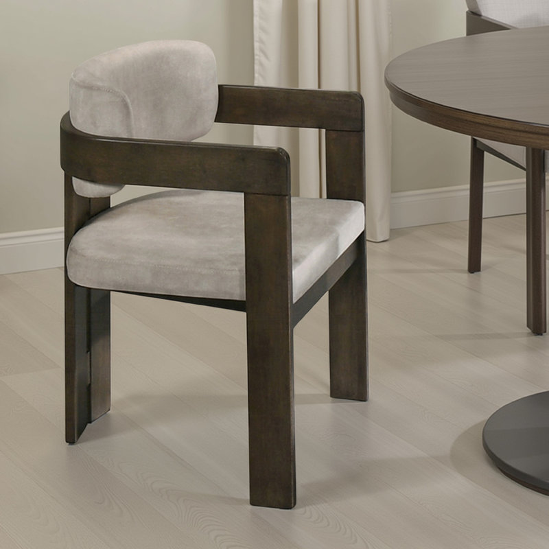 Diny Microfiber / Microsuede Armchair Dining Chair