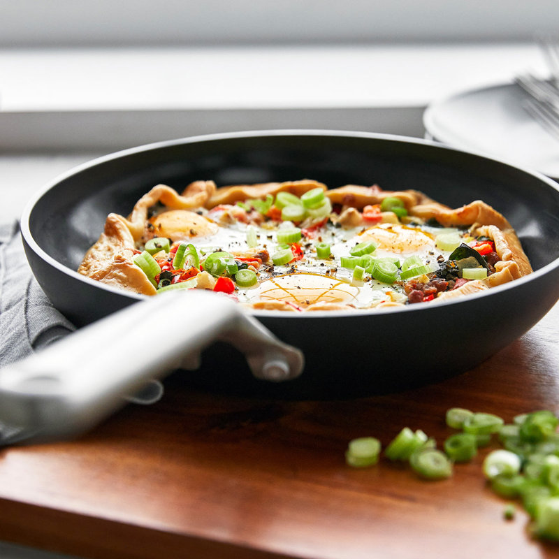 GreenPan Omega Healthy Ceramic Nonstick Fry Pan, 9.5"