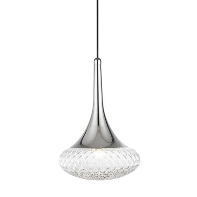 Luminaire suspendu en forme de goutte à 1 lumière Bella