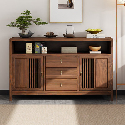 Mortise And Tenon Grid Buffet Table