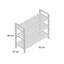 Farris 9 Pair Stackable Solid Wood Shoe Rack