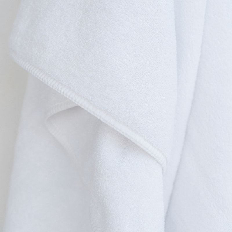 Lago Portuguese Long-Staple 100% Cotton Towels, White, Hand Towels - 1 Pack