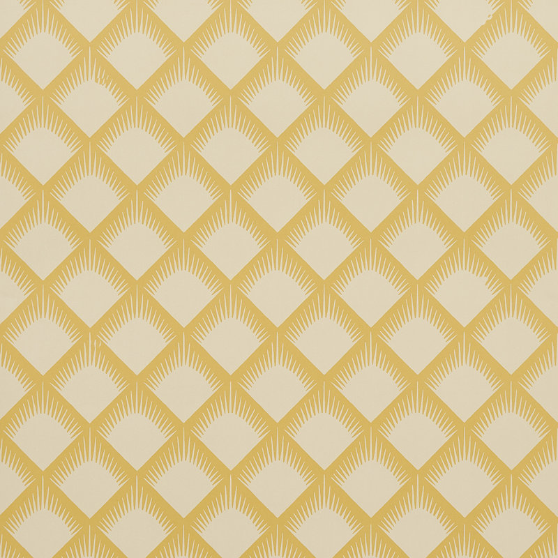 Schumacher x Neisha Crosland Maize Wallpaper, Mustard