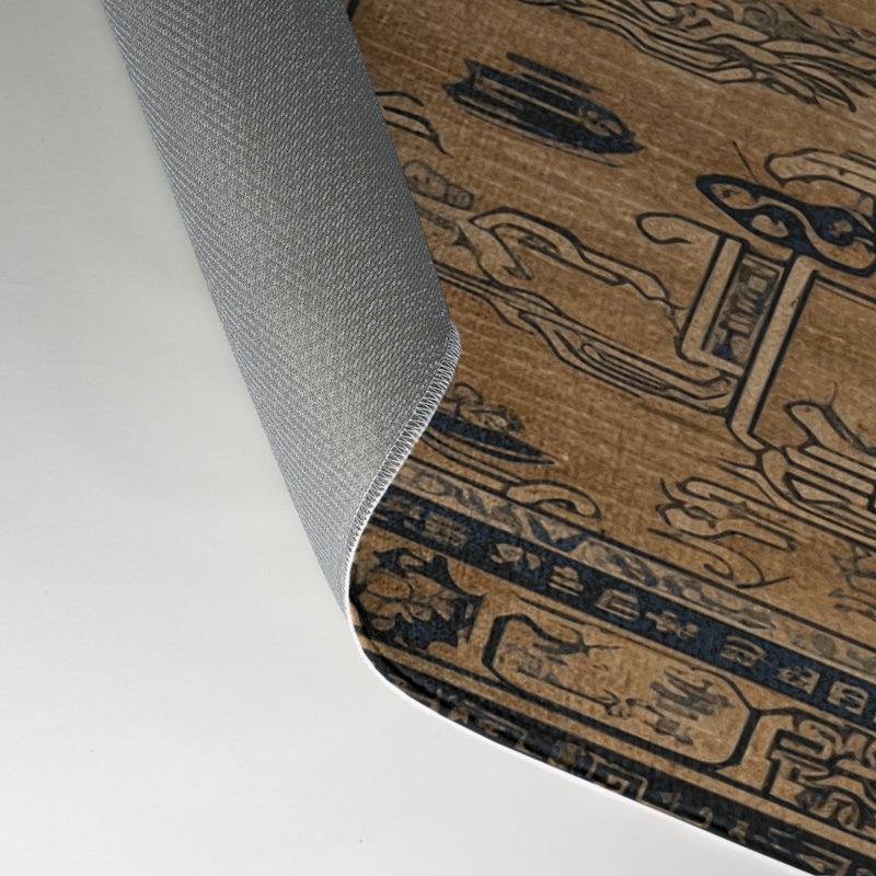 Tapis intérieur et extérieur ArtDeco, Rectangle 9 pi x 12 pi