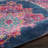 Abbate Oriental Navy Blue/Pink Area Rug-2136925987
