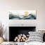 «Waves On Mountainscape», reproduction sur toile-1995929614