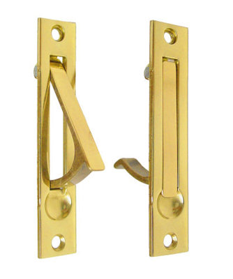 (5 Pack) Flush Mount Pocket Door Edge Pull AM-5428-01