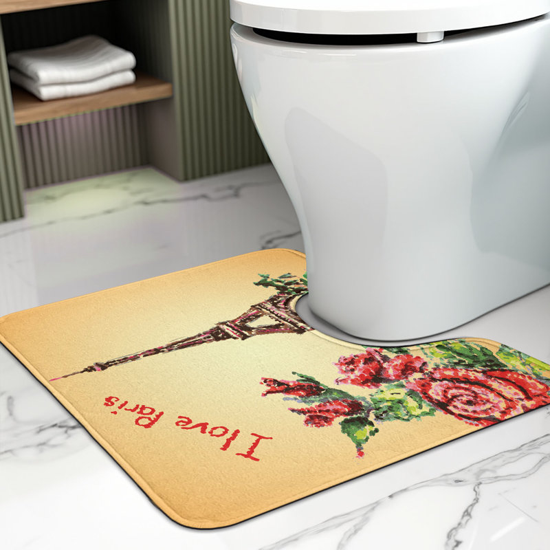 Tapis de salle de bain en U 20 po Vintage Green