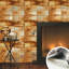 Autocollant mural antirouille rouille 22,83 po x 78,74 po