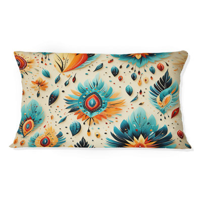 Artistic Nomad Boho Pattern Earth Tones - Boho Printed Throw Pillow