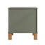 Table de bout à 2 tiroirs en bois massif avec table de bout avec rangement de 20,3 po de largeur-129914219