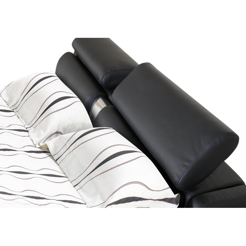 Lit plateforme tapissier Vidur, Grand