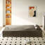 Canapé moderne avec 2 coussins, canapé-lit en velours côtelé et rembourré de mousse, matelas pliant simple de 15 po pour le salon, le lit d'invité, la salle de jeux, aucun assemblage requis-977997540