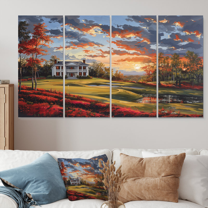 Ensemble de décoration murale Autumn Country Club Charm II, H 32 po x l 64 po