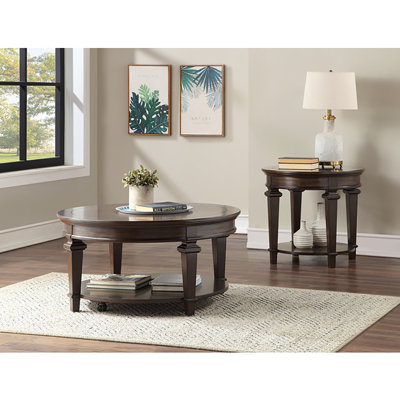 Folehr 2-pcs Living Room Round Table Set
