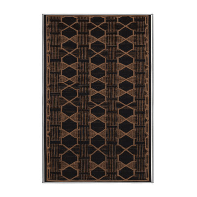 Machine Washable Trellis Gray Area Rug