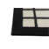 Tapis blanc / gris anthracite Makhi