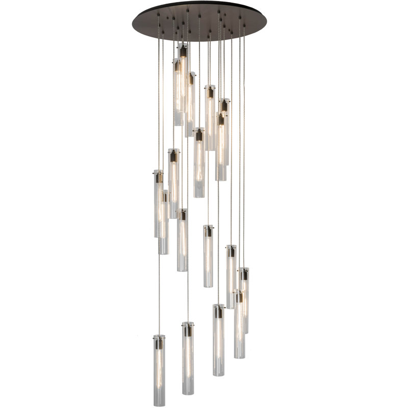 Cilindro 18 - Light Timeless Bronze Cluster Pendant