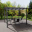 Rolanda Metal Light Grey Pergola-1852935545