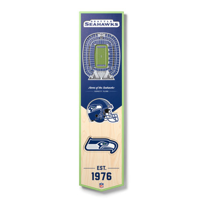 NFL 3D 8x32 Stadiumview Banner