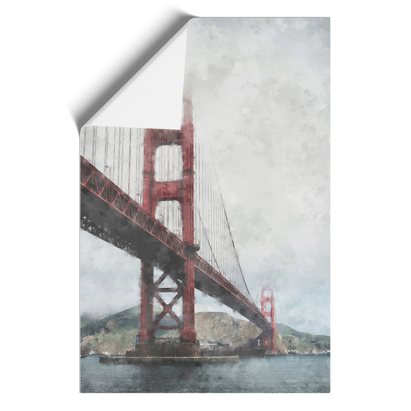 Golden Gate Bridge Vol.4 - No Frame Print, 30cm H x 21cm W x 0.1cm D
