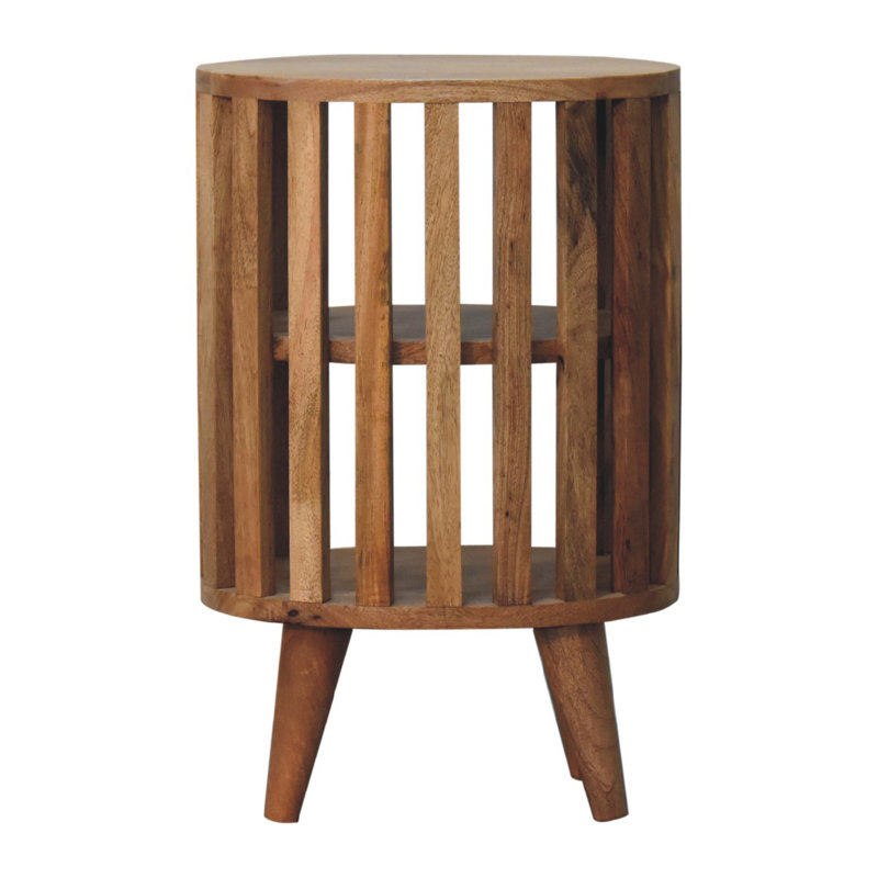 36cm W Solid Wood Bedside Table