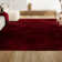 Arbelle Solid Low-Pile Dark Red Rug