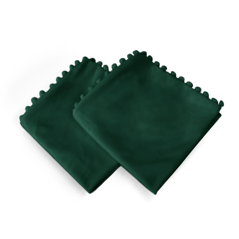 Knowles Square Cushion Cover, Forest Green, 66cm H x 66cm W x 1cm D