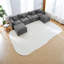 Canapés en chenille gris spacieux, design moderne en forme de U pour la maison et le salon